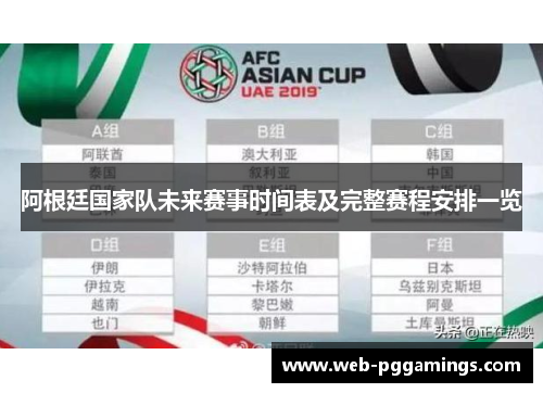 阿根廷国家队未来赛事时间表及完整赛程安排一览